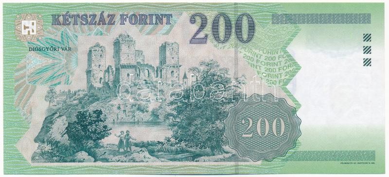 2002. 200Ft 'FC 0217339' T:I / Hungary 2002. 200 Forint 'FC 0217339' C:UNC Adamo F53B2 - Image 2