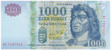 2005. 1000Ft 'DC 7197653' T:I / Hungary 2005. 1000 Forint 'DC 7197653' C:UNC Adamo F55F2