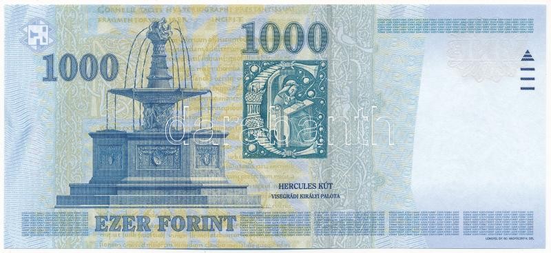2005. 1000Ft 'DC 7197653' T:I / Hungary 2005. 1000 Forint 'DC 7197653' C:UNC Adamo F55F2 - Image 2