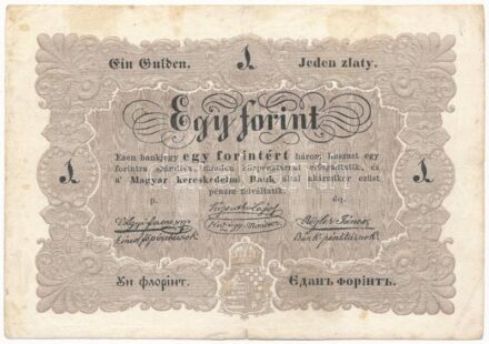 1848. 1Ft 'Kossuth bankó' T:III fo. / Hungary 1848. 1 Forint 'Kossuth Banknote' C:F spotted Adamo G104