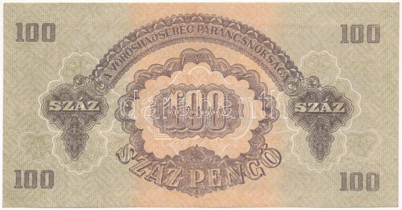 1944. 100P 'A Vöröshadsereg Parancsnoksága', 'AT 428843' T:II / Hungary 1944. 1000 Pengő 'Headquarters of the Red Army', 'AT 428843' C:XF Adamo P49 - Image 2