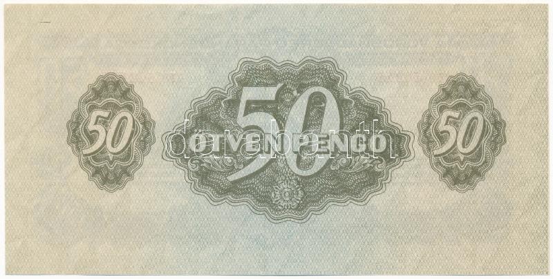 1944. 50P 'A Vöröshadsereg Parancsnoksága', 'TO 502155' T:I,I- / Hungary 1944. 50 Pengő 'Headquarters of the Red Army', 'TO 502155' C:UNC,AU Adamo P46 - Image 2