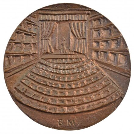 Borsos Miklós (1906-1990) 1982. 'BNV - Budapesti Könnyűipari Szövetkezetek Szövetsége' kétoldalas, öntött bronz emlékérem (84mm) T:1- / Hungary 1982. 'BNV - Budapesti Könnyűipari Szövetkezetek Szövetsége' double-sided, cast bronze