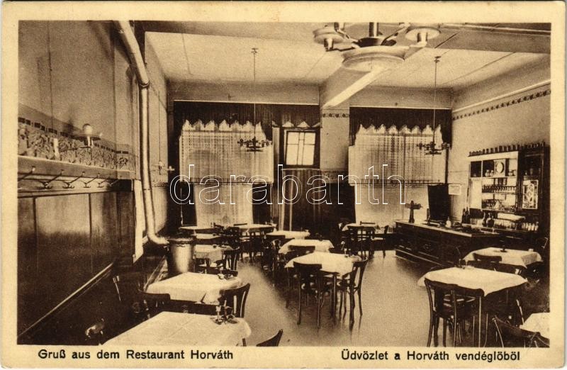 Berlin, Horváth-féle magyar vendéglő, belső. Hungarika / Ungarisches Restaurant Horváth. Kommandantenstrasse 36. / Hungarian restaurant interior. Hungarica