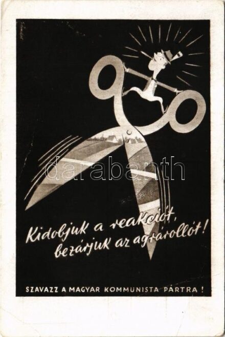 Kidobjuk a reakciót, bezárjuk az agrárollót! Szavazz a Magyar Kommunista Pártra! / Hungarian Communist Party voting propaganda (EB)