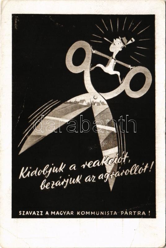 Kidobjuk a reakciót, bezárjuk az agrárollót! Szavazz a Magyar Kommunista Pártra! / Hungarian Communist Party voting propaganda (EB)