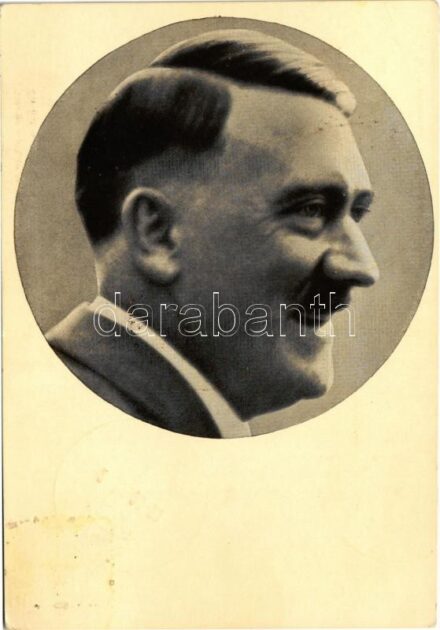 Männer der zeit Nr. 91. Der Führer Adolf Hitler. Phot. Joh. Marr + So. Stpl (EK)