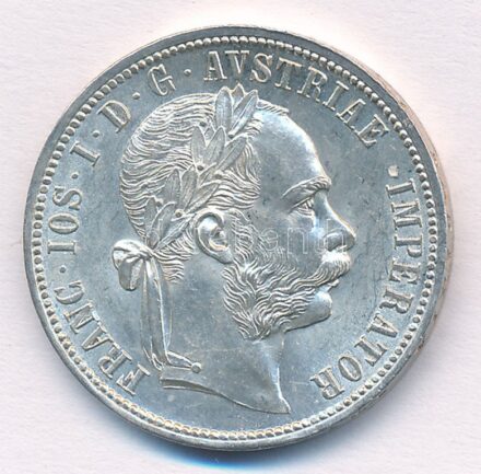Ausztria 1890. 1Fl Ag 'Ferenc József' T:1- kis karc Austria 1890. 1 Florin Ag 'Franz Joseph' C:AU small scratches Krause KM#2222