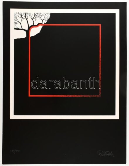 Paul Risch (1943-): Cím nélkül. Szitanyomat, karton, jelzett, számozott: 139/150, lapméret: 65×50 cm / serigraphy, signed, numbered: 139/150