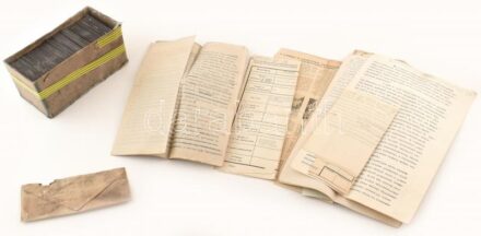 cca 1930 A Szentgotthárdi iskolaszanatóriumot bemutató 60 darabos érdekes üveg dia gyűjtemény, feliratozott diákkal, hozzá leírás. Az épület, a betegek, a programok, stb. 8x8 cm