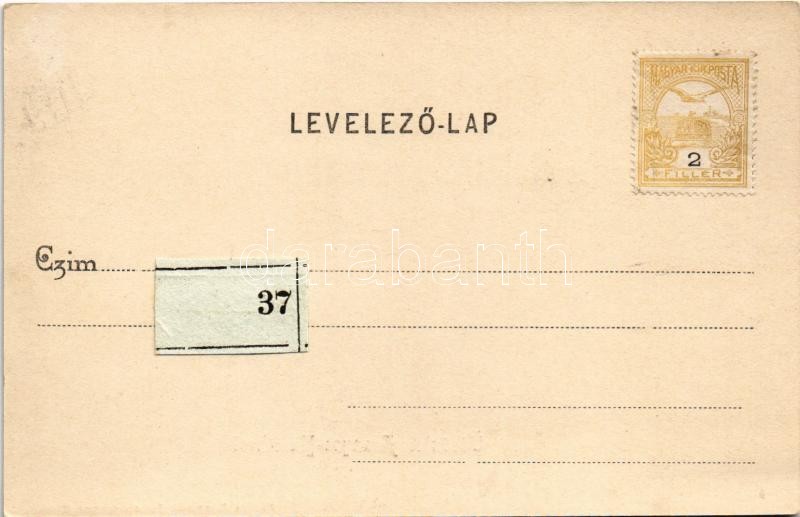 Aranyosmarót, Zlaté Moravce; Fő utca és tér, könyv és papírkereskedés, Rákovszky István üzlete. Brunczlik I. kiadása / main street, shops - Image 2