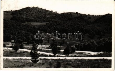 1941 Csucsa, Ciucea; Királyhágói út részlet. Marosi József kiadása / road (EK)