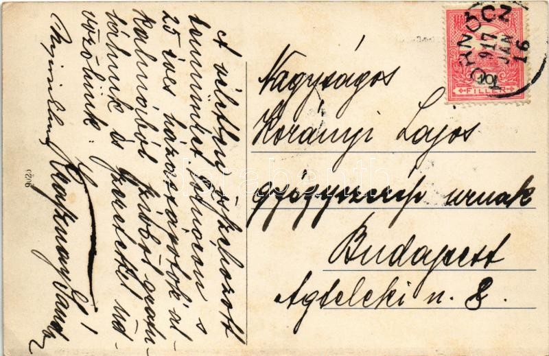 1917 Tornóc, Trnovec nad Váhom (Vágsellye, Sala); utca / street - Image 2