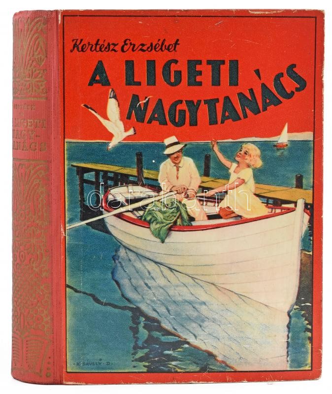 Kertész Erzsébet: A ligeti nagytanács 20 eredeti rajzzal. Bp., é.n. Tolnai. Kiadói félvászon kötésben. Kissé kopott