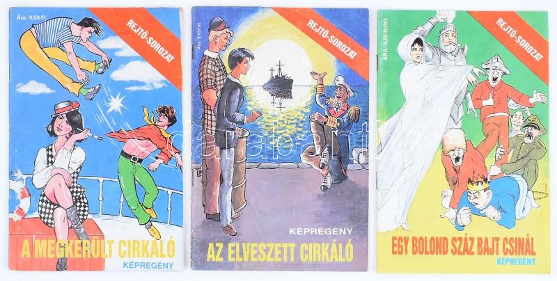 cca 1985 3 db Rejtő Jenő képregény