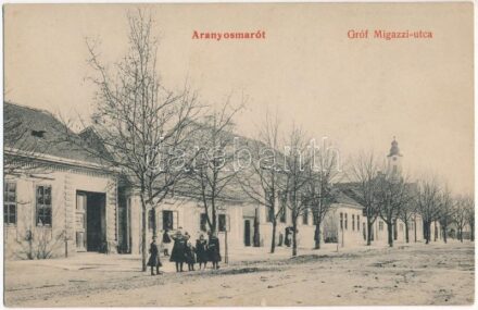 Aranyosmarót, Zlaté Moravce; Gróf Migazzi utca / street
