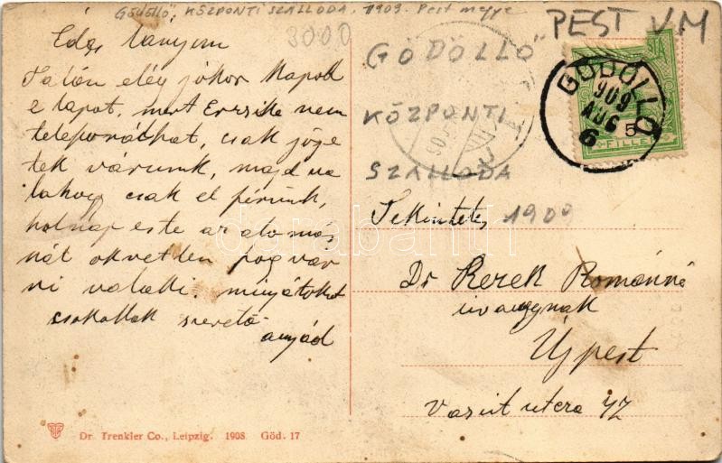 1909 Gödöllő, Központi szálloda (EK) - Image 2