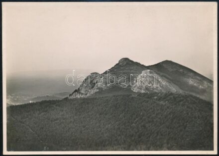 cca 1910 Brassó környéke, Erdélyi Mór felvétele, hátulján feliratozva, 11,5×16 cm / Brasov, mountains, photo of Mór Erdélyi, with notes on its back