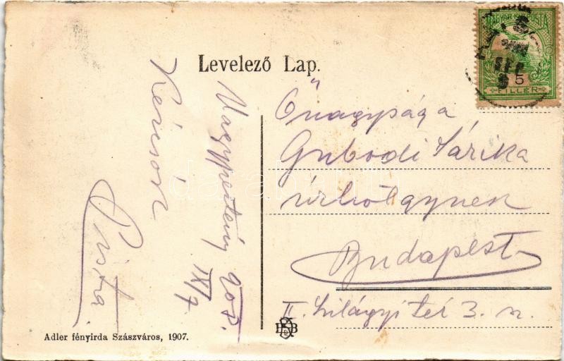 1908 Gyalár, Ghelari; Retyisórai völgyhíd, iparvasút, bányavasút végállomása. Adler fényirda 1907 / Retisoara valley, mine, industrial railway - Image 2