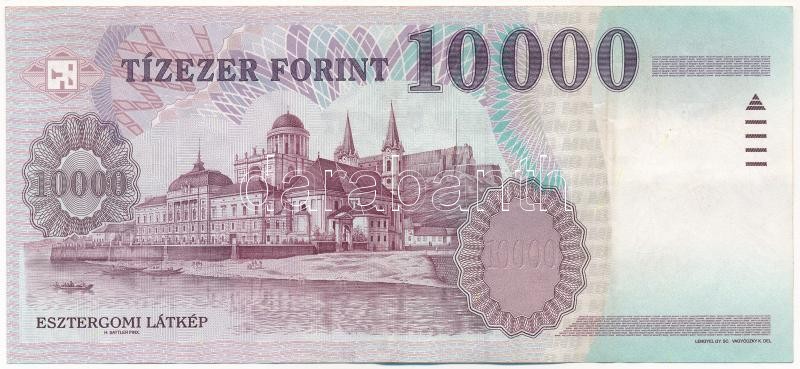 1998. 10.000Ft 'AB 7768843' T:III szép papír / Hungary 1998. 10.000 Forint 'AB 7768843' C:F fine paper Adamo F58A1 - Image 2