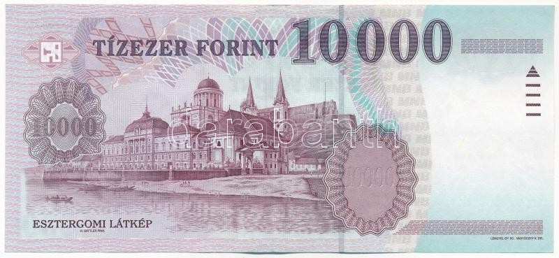 2001. 10.000Ft 'AB 9188539' T:III szép papír / Hungary 2001. 10.000 Forint 'AB 9188539' C:F fine paper Adamo F58C1 - Image 2