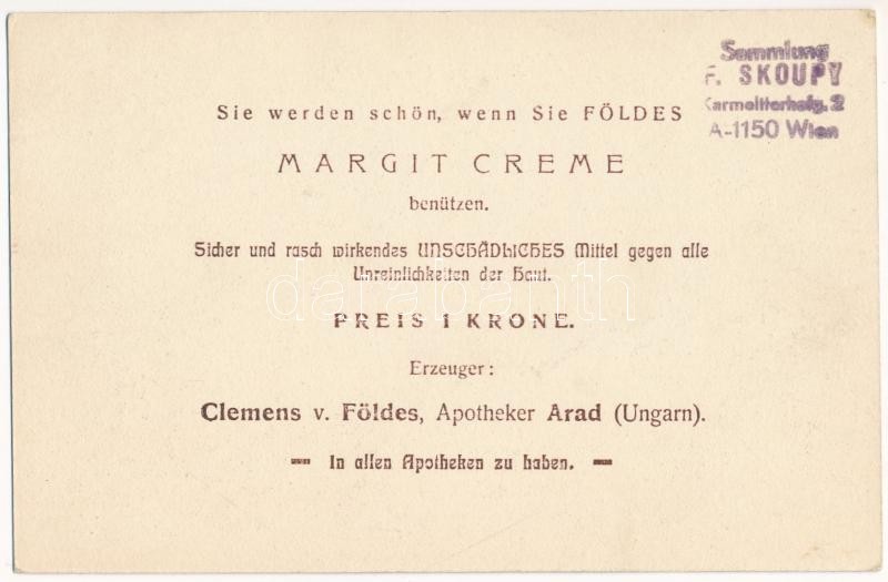 Kolozsvár, Cluj, Klausenburg; Hátoldalon Margit Creme reklám / Advertisement on the backside - Image 2