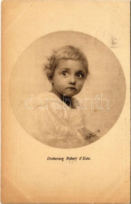 1918 Erzherzog Robert d'Este / Robert, Archduke of Austria-Este, second son of Charles I of Austria and Queen Zita. Offizielle Karte fürs Rotes Kreuz, Kriegsfürsorgeamt, Kriegshilfsbüro + 'K.u.K. 3. Rgt. d. Tir. Kaiserjäger III. Feldbataillon'