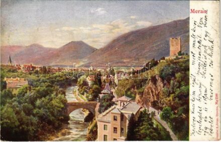 1910 Merano, Meran (Südtirol); general view (EK)