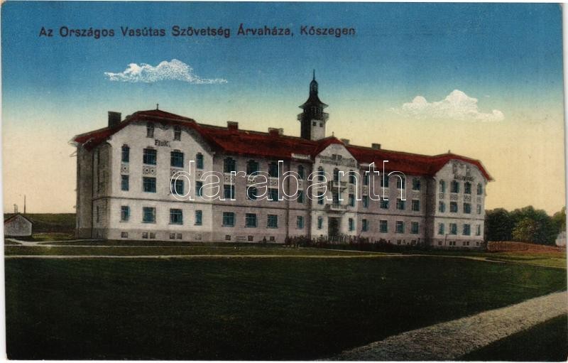 Kőszeg, Az Országos Vasutas Szövetség Árvaháza. Róth Jenő kiadása