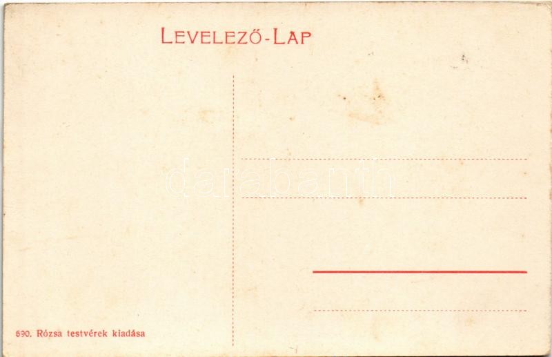 Pécs, Városi templom, piac, fiákerek. Rózsa testvérek kiadása 690. (W.L.?) - Image 2