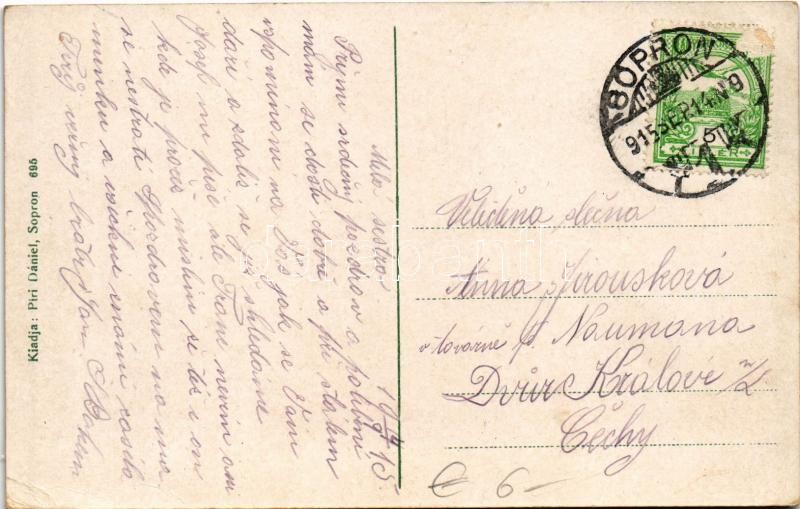 1915 Sopron, Erzsébet utca, Róth Gy. üzlete (EK) - Image 2