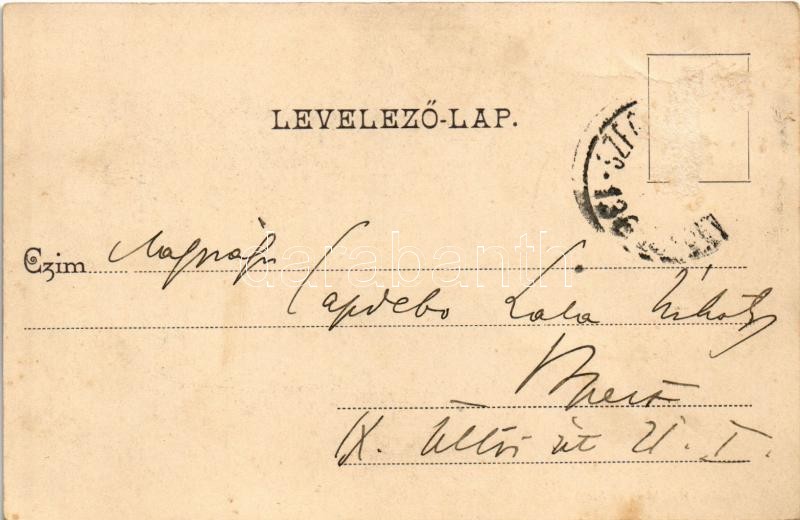 1901 Szekszárd, zsinagóga. Fischhof Mór kiadása (Rb) - Image 2