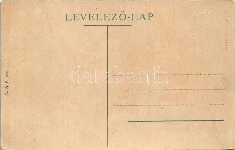 Brassó, Kronstadt, Brasov; Búzasor, Tanácsház, görögkeleti templom / Rathaus / town hall, square, Orthodox church - Image 2