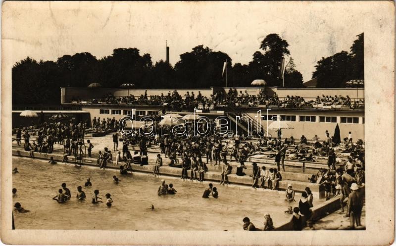 1931 Ljubljana, Laibach; Kopalisce Ilirija / spa, beach (fl)
