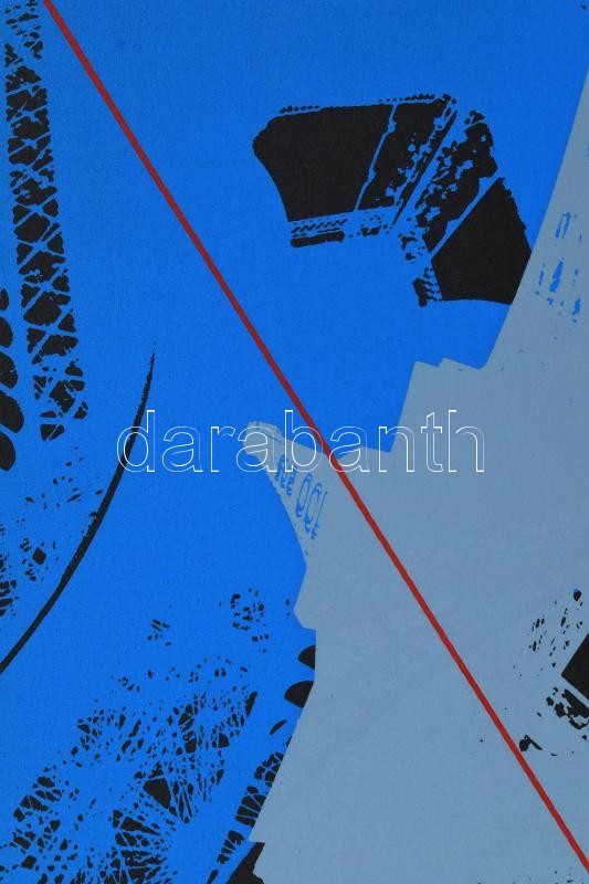 Hervé, Rodolf (1957-2000): Eiffel-torony. Szitanyomat, papír, jelzett, számozott (38/40). 37x25 cm. / Hervé, Rodolf (1957-2000): Eiffel-tower. Screenprint on paper, signed, numbered (38/40), 37x25 cm. - Image 2