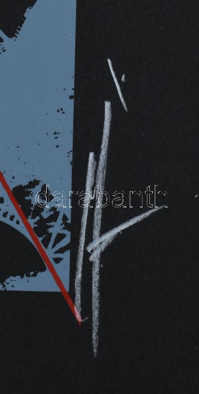 Hervé, Rodolf (1957-2000): Eiffel-torony. Szitanyomat, papír, jelzett, számozott (38/40). 37x25 cm. / Hervé, Rodolf (1957-2000): Eiffel-tower. Screenprint on paper, signed, numbered (38/40), 37x25 cm. - Image 4