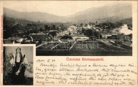 1904 Kőrösmező, Körösmező, Jaszinya, Jasina, Yasinia (Máramaros); népviselet. Rosenblüth Emanuel tulajdona / folklore (EK)