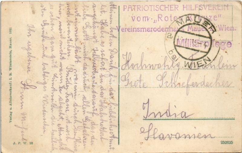 1915 Wien, Vienna, Bécs XXIII. Mauer, Langegasse und Hauptstrasse vom Aquädukt aus / streets from the aqueduct (fa) - Image 2