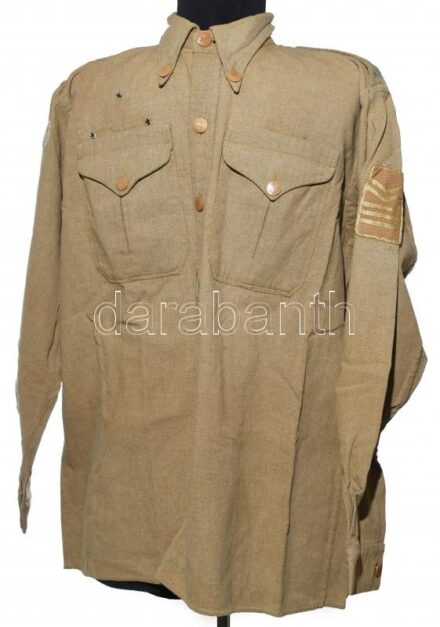 cca 1930 Cserkész tiszti ing (264. Hunyadi János cserkészcsapat) Cserkészbolt emblémával, megkímélt, szép állapotban / Hungarian boy scout uniform in good condition