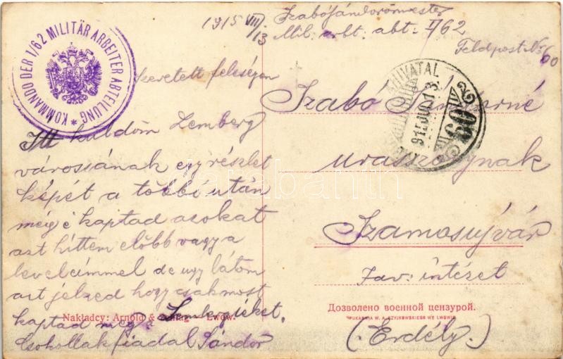 1915 Lviv, Lwów, Lemberg; - Image 2