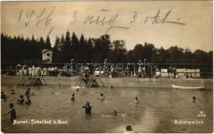 1916 Tobelbad b. Graz, Kurort, Schwimmbad / spa, swimming pool. photo