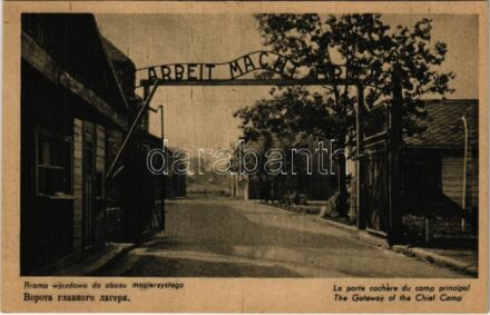 Oswiecim, Auschwitz; WWII German Nazi concentration camp. The Gateway of the Chief Camp