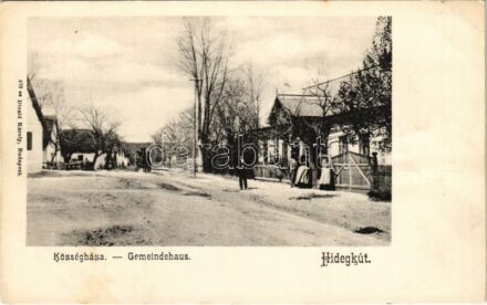 Budapest II. Pesthidegkút, Hidegkút; községháza. Divald Károly 579. (EK)