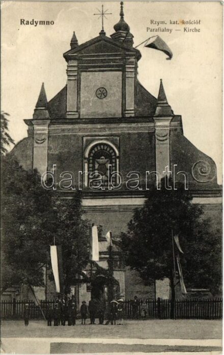 1914 Radymno, Rzym. kat. kostol / Parafialny Kirche / church (EK)