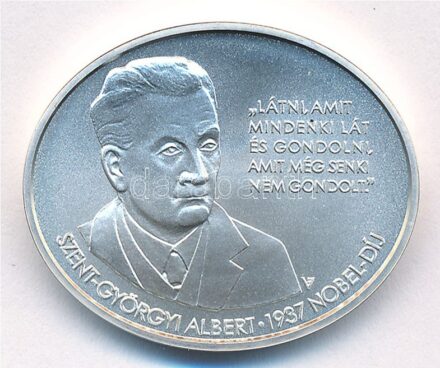 2012. 3000Ft Ag 'Szent-Györgyi Albert' kapszulában, tanúsítvánnyal T:BU kis patina Adamo EM254