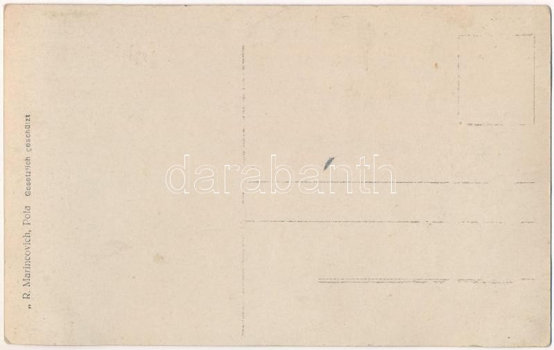 SMS Meteor az Osztrák-Magyar Monarchia Meteor-osztályú torpedóhajója (őrhajója) / K.u.K. Kriegsmarine Torpedofahrzeug / Austro-Hungarian Navy torpedo gunboat. R. Marincovich Pola - Image 2