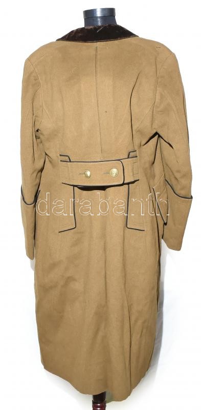 M. kir. honv. 1941M honvéd tábornoki köpeny, vezérőrnagyi rendfokozati jelzéssel, hozzá szörmegallér. Megkímélt, jó állapotban. / General's cloak - Image 4