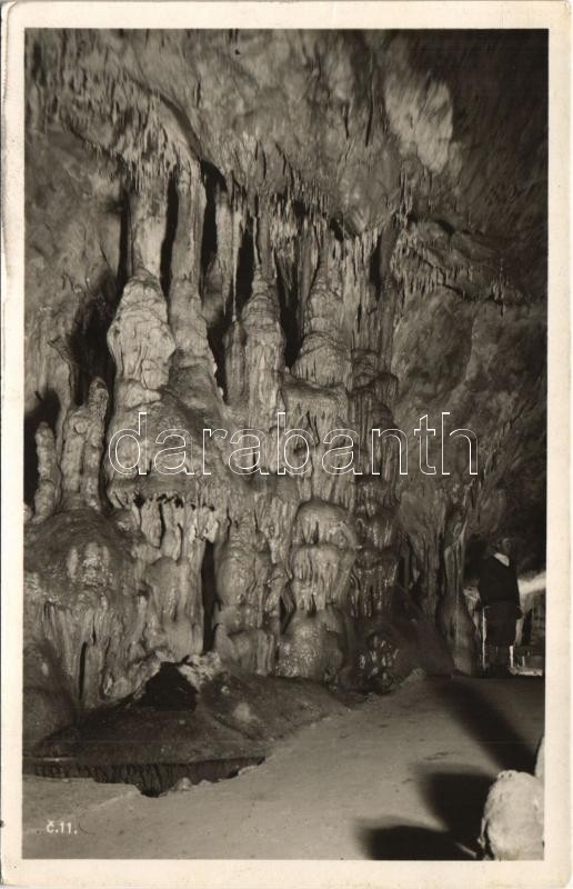 Gömörhosszúszó, Hosúsovo, Dlhá Ves; Domica-Krápnikové jaskyne v Hosúsove pri Plesivci na Slovensku / Domica barlang Pelsőc mellett, belső / karst cave interior