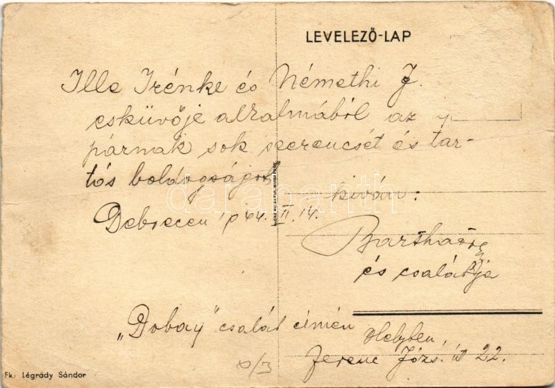 Benne bízzatok! Magyar hazafias propaganda / Hungarian patriotic propaganda s: Légrády Sándor (fa) - Image 2