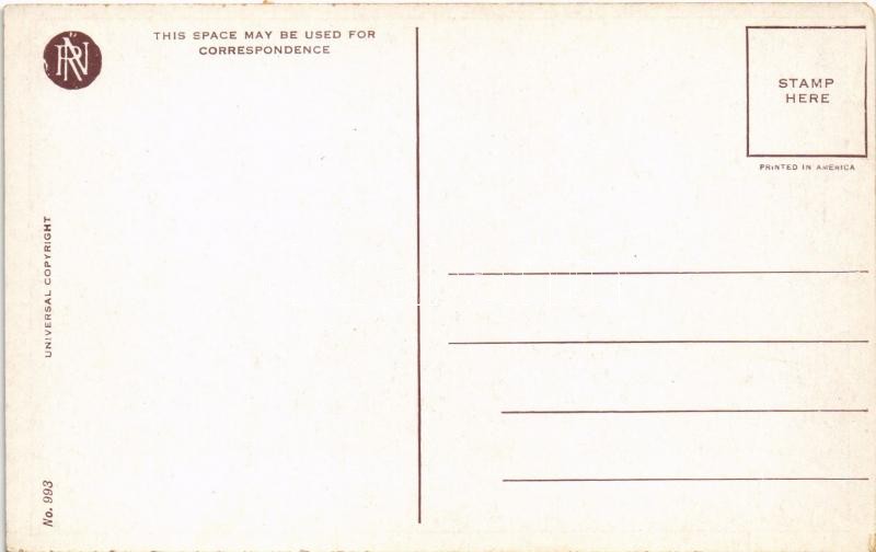 Düh / Anger. Art Nouveau, gently erotic lady art postcard. Reinthal & Newman No. 993. s: Raphael Kirchner - Image 2